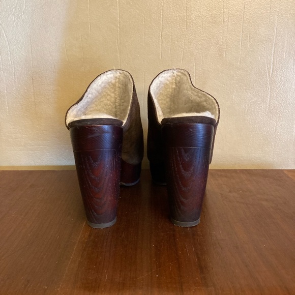 Lucky Brand dark brown suede leather Mules size 6 - Picture 6 of 6